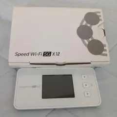 Speed Wi-Fi 5G X12 モバイルルーター アイスホワイト