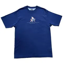 Tシャツ CAPTAIN SANTA YACHT CLUB 日本製 紺 L 古着のサムネイル