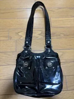 MARC BY MARCJACOBS エナメル ショルダーバッグ