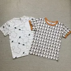 セール！半袖 Tシャツ 2枚セット 綿100% 130cm おしゃれ