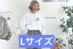 ayanoしまむら CALMEロゴ トレーナー