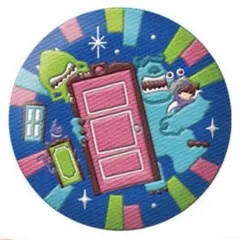 Disney Characters 刺繍缶バッジビスケット2/モンスターズインク