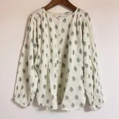 【最終値下げ】ZARAザラ ペイズリー柄コットンブラウス キッズ152cm