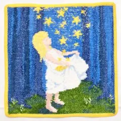 新品未使用 フェイラー タオルハンカチ 童話 25×25cm 星の銀貨