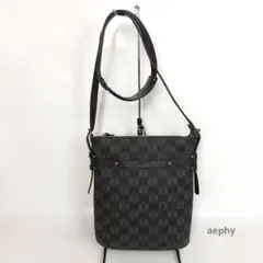 LOEWE ロエベ アナグラム ショルダーバッグ 斜め掛け PVC 総柄 こげ茶のサムネイル