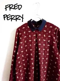D222274 FRED PERRY 総柄ロングスリーブシャツのサムネイル