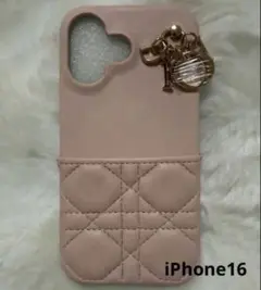 iphoneスマホケース16対応　ピンク