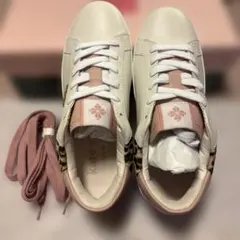 Kate Spade ホワイト レオパード スニーカー