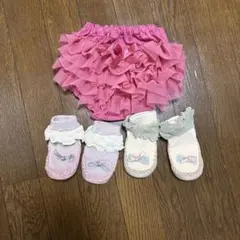 オーバーパンツ　ソックス　セット　ベビーギフト