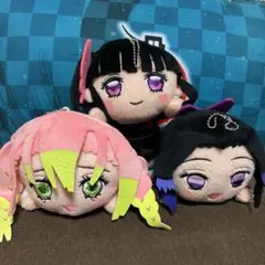 鬼滅の刃　エクストラ　寝そべり　ぬいぐるみ　胡蝶しのぶ　甘露寺蜜璃　栗花落カナヲ