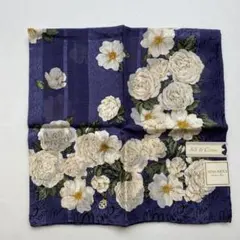 NINA RICCI シルク混 大判ハンカチ