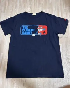 Laundry スライダーマン　Tシャツ　野球　ランドリー Tシャツ 紺 M