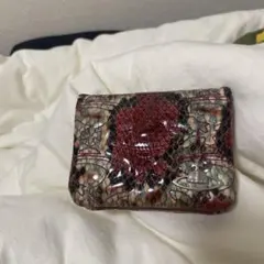 Vivienne Westwood 二つ折りポーチ 赤/緑