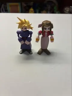 FF7 一番くじ ポリゴン 女装クラウド シークレット ティファ ザックス
