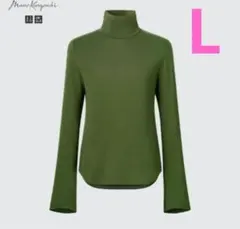 UNIQLO　マメ　ヒートテック　ウールブレンドタートルネックＴ　Lサイズ
