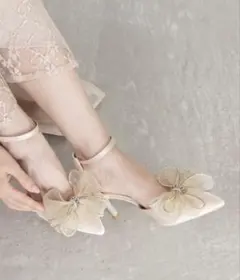 3WAYリボンセパレートパンプスのサムネイル