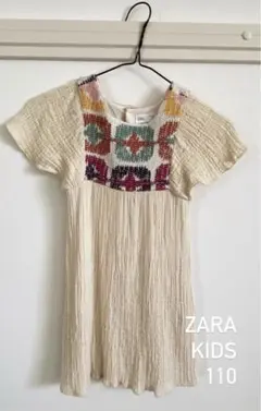 ZARAKIDS 刺繍ワンピース