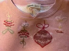fdash ファミリア トレーナー ピンク 刺繍