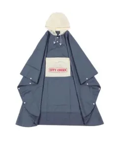 ニコアンド　レインコート　ポンチョ　CITY CREEK ポケッタブルのサムネイル