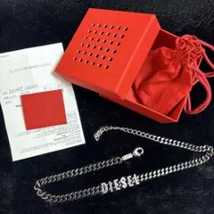 DIESEL チェーンネックレス ブラック「定価29,700」値下げ中♥