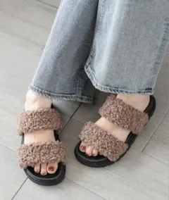 《AMELY》テディボアサンダルのサムネイル
