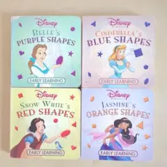 ディズニー　プリンセス　英語絵本　教育絵本　EARLY LEARNING 4冊