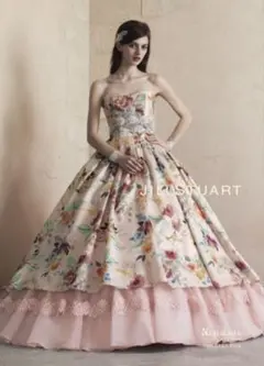 JILL STUART フラワーパターン カラードレス