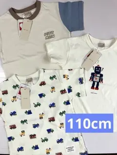 新品☆プティマイン☆Tシャツ3枚セット 110cm