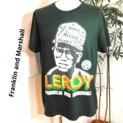 ​【イタリア製】フランクリンマーシャル Tシャツ XL カーキ グリーン 音楽のサムネイル