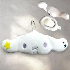 サンリオ シナモロール ミラー付き マスコット キーホルダー