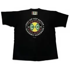《状態良90sビッグシルエット人気》ビッグシルエットtシャツビッグロゴブラックのサムネイル