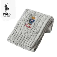 Ralph Lauren 未使用 美品 POLOベアケーブルニットマフラー