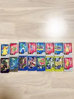 ポケモンフレンダタグセット 16枚　スーパートレジャー　ゼクロム　シャワーズ