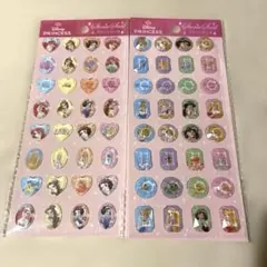ディズニープリンセス ストーンシール 2シート