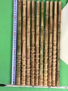 ◇黒竹紋竹の極太竿休め◇ 鮫革装飾◇クリップの背には虎斑竹使用
