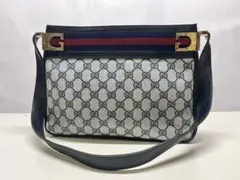 2025年最新】オールドグッチ ショルダー シェリーライン ネイビーの