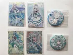 キュアニャミー&キュアリリアン　カード&缶バッジセット