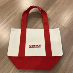 COSTCO トートバッグ クリーム/レッド