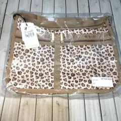 レスポートサック　ハート模様レオパードプリントショルダーバッグ