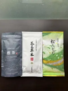 煎茶 アサツユ 茶正翠香 松みどり 3種セットのサムネイル