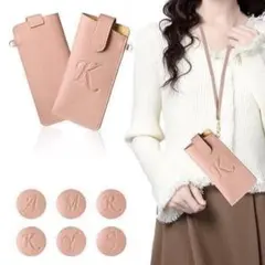 メガネケース 眼鏡ケース ストラップ付き ピンク おしゃれ 持ち運び