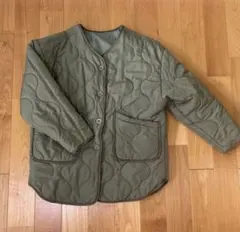 オリーブグリーン キルティングジャケット