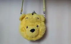 プーさん ぬいぐるみバッグ 透明ポケット付き