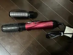 TESCOM TIC823 カールドライヤー レッド ブラシヘッド付き