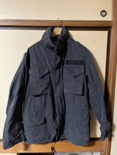 ⭐︎お値下げ⭐︎AVIREX ブラック ミリタリージャケット