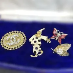 ち*び様 レトロヴィンテージ ブローチ いろいろデザインまとめ売り