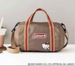 新品 Coleman ハローキティ ボストン型ポシェット コールマン キティ