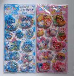 スパンコールパーティー　あわわちゃん　ハッピーマーチ　2枚セット　カミオジャパン