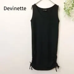 【美品】Devinette ドゥヴィネット　ブラック ノースリーブ チュニックのサムネイル