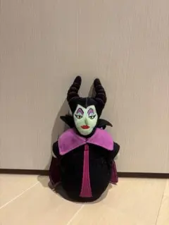 ディズニーストア 眠れる森の美女 肩のせ ぬいぐるみ マレフィセント